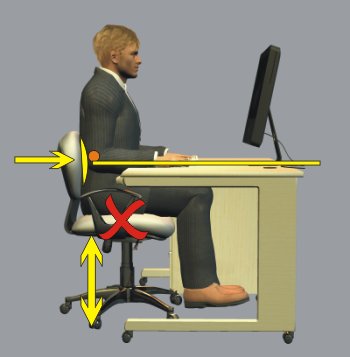 Adjust your chair